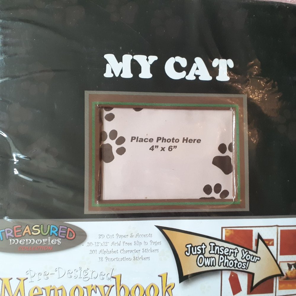 Brand New "My Cat" Memory Book